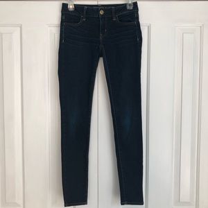 AE Dark Wash Super Stretch Jegging